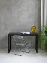 Стол Birman письменный, компьютерный, кухонный, обеденный, игровой, лофт 120х60, дуб/черный каркас3